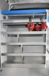 03_The special steel shelves for fire extinguishers