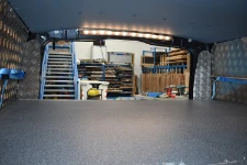06_The mid-height floor and the LED light in the funeral service’s van