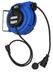 230 V cable winder with 25 metres of cable