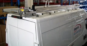 A 2014 Daily with a ladder rack