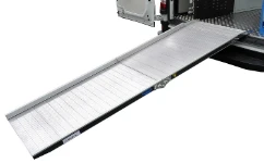 A deluxe aluminium loading ramp