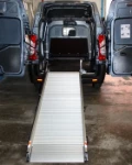 A loading ramp on a ProAce