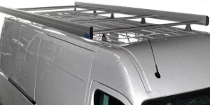 A Movano with a roof rack