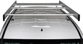 A roof rack on a 2000 model Doblò