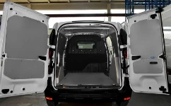 A rubber-coated floor liner in a Dokker