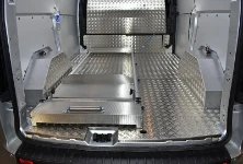 A slide for carrying coffins