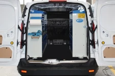 A van upfit for water mains service engineers