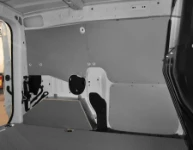 A wheel arch liner and wall liners on the left of the Dokker