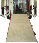 Aluminium and steel loading ramp