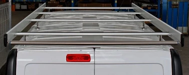 Aluminum roof rack for electrical contractors