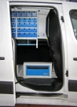 Berlingo conversion solution seen from the side door