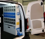 Berlingo right-hand side racking solution for heating/cooling systems