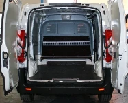 Floor and bodywork liners in a Fiat Scudo