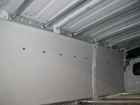 Garment transport system for vans