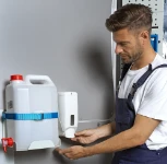 Handwash kit with water tank and soap dispenser