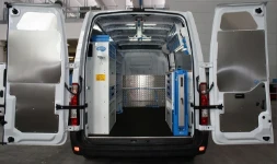 Renault Master upfitted for tannery service