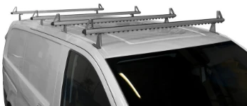 Roof bars on a Vito, showing the Ultrasilent profile
