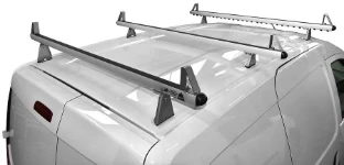 Roof bars with load stops on a Dokker