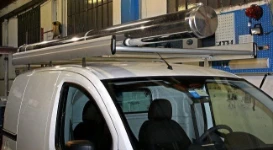 Roof rack with transport tube Peugeot Bipper