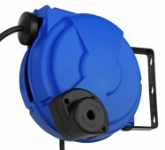 Slow Motion accessory for limiting cable or hose rewind speed