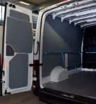 The left of the ventilation service’s VW Crafter