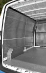 The Sprinter’s plywood and aluminium liners