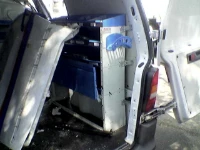 The Vito’s racking after the accident