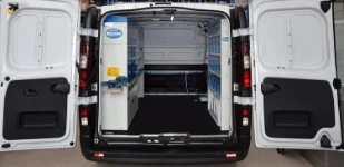 Van upfit for packaging machine technicians