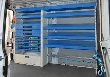 Right side Ducato Fiat van racking