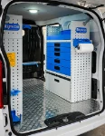 Right-side fit-out of the BYD ETP3 with closed compartment, drawers and paper roll holder