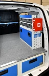 Right side with underfloor drawer unit and shelving for the Opel Combo