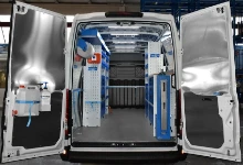 Rivestimento interno e allestimento con valige per Citroen Jumpy