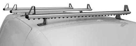 Roof bars on a van