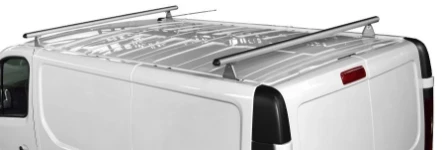 Roof bars without load stops on a Talento