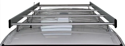 Roof rack mounted on the 2014 Vivaro