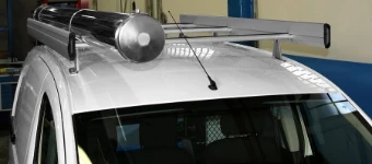 Roof rack with a stainless-steel pipe carrier