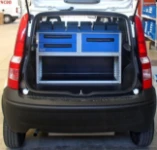 Shelves and containers Fiat Panda