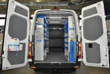 Shelves and drawers in a Sprinter