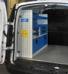 Shelves and drawers in the Renault Kangoo