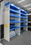 Shelves with non-slip mats
