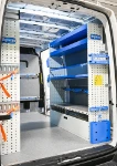 Shelving and tool panel for the MAN TGE