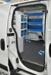 Shelving and transparent drawers in the Fiat Fiorino