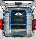 Shelving on both sides of the BYD ETP3
