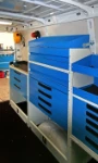 Shelving units and drawers for Daily