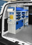 Shelving with doors, cases, drawers, shelves and accessories for the Combo