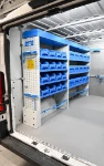 Side shelving with containers for the Jumper