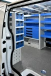 Side view of the Talento cargo compartment fitted out by Syncro