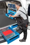 Syncro drawers make your work more efficient