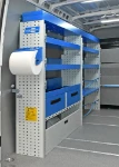 Syncro racking fitted with rails