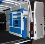 Syncro System converted vehicle for the maintenance and repair of gas systems used in winemaking
